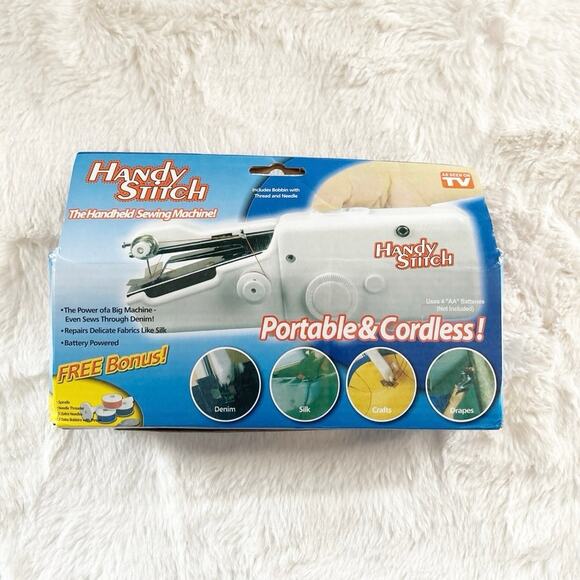 NWOT Handy Stitch Handheld Sewing Machine CS-101B – Portable & Easy to Use - Picture 3 of 5